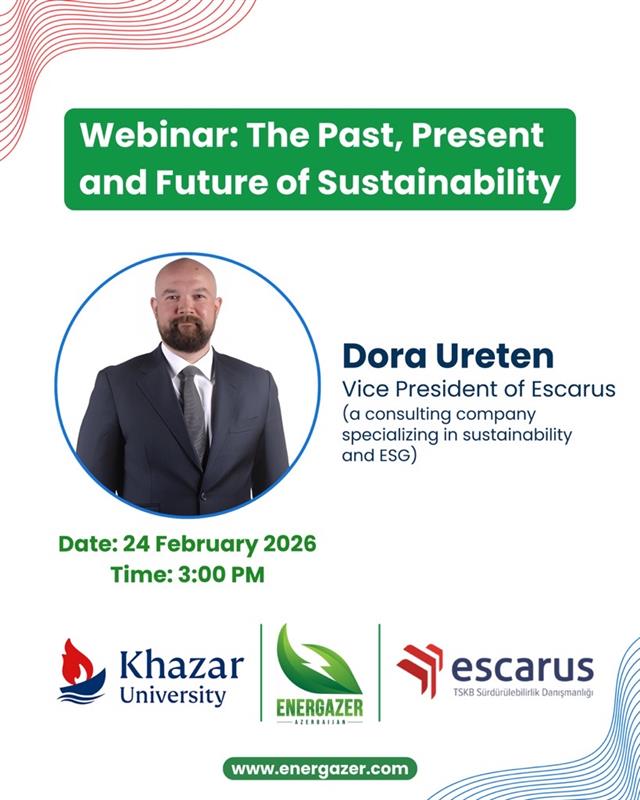 On February 24 at 15:00, an online webinar on the topic of sustainable development will be held