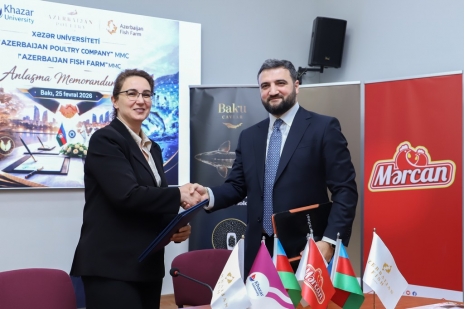 Memorandum of Understanding Signed Between Khazar University and Azerbaijan Poultry Company and Azerbaijan Fish Farm
